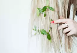 Routine di cura dei capelli bio
