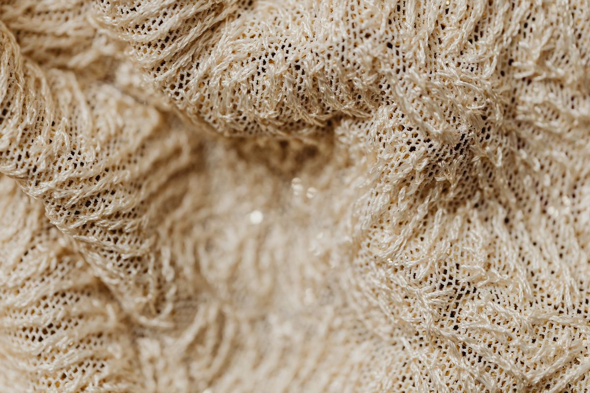 Trama di un tessuto naturale