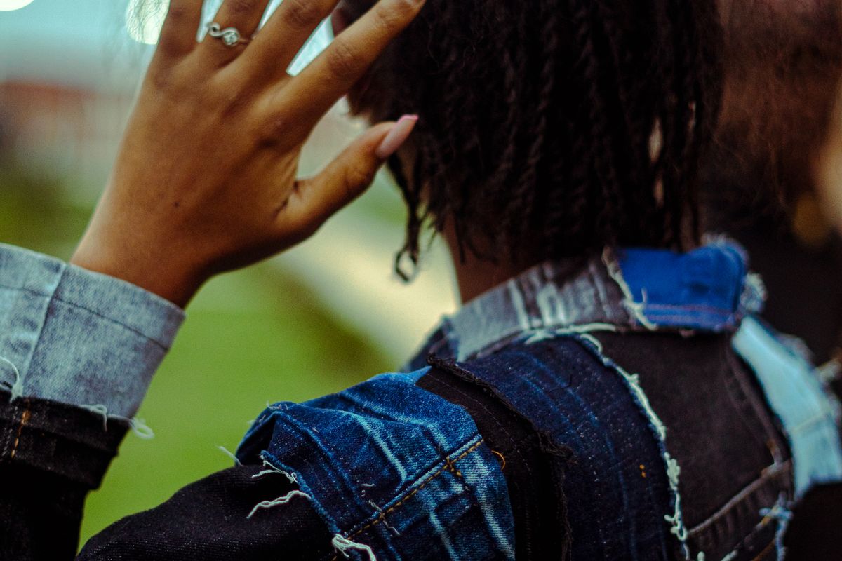 Jeans in patchwork, esempio di upcycling